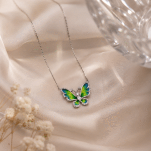 Crystal Butterfly Necklace
